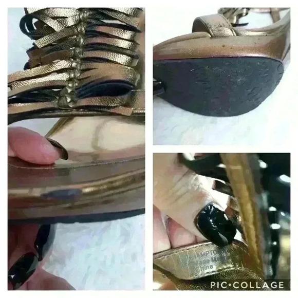 Carlos Santana Hampton Bronze Open Toe Heel - Picture 6 of 6